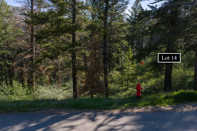 Lot 14 frontage with utilities at the street