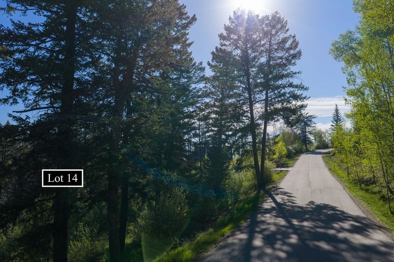 Lot 14 from Peregrine Drive